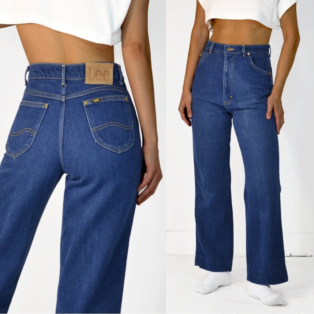 Lee Jeans Vintage mom jeans 90s denim size 10 Midrise Bootcut regular fit EUC